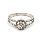 18ct White Gold Ladies Diamond Engagement Ring The_Diamond_box_South_Africa