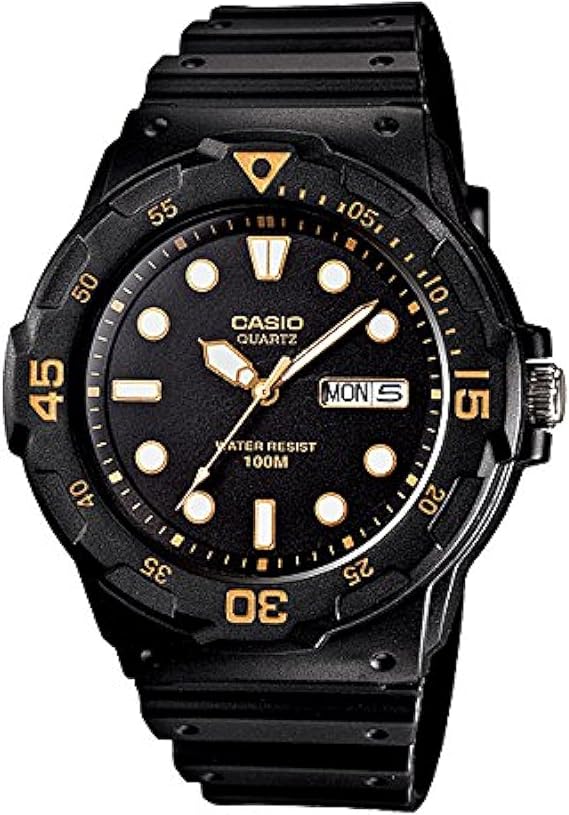 Casio Marine Sport Watch for Men - Analog Resin Band - MRW-200H-1EVDF