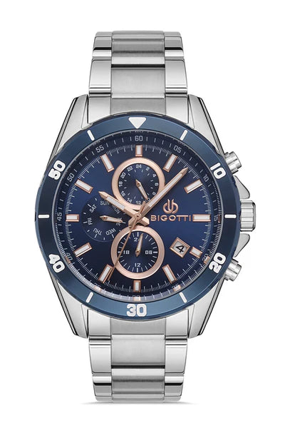 Bigotti Milano Mens Stainless Steel Strap Watch - BG.1.10247-2