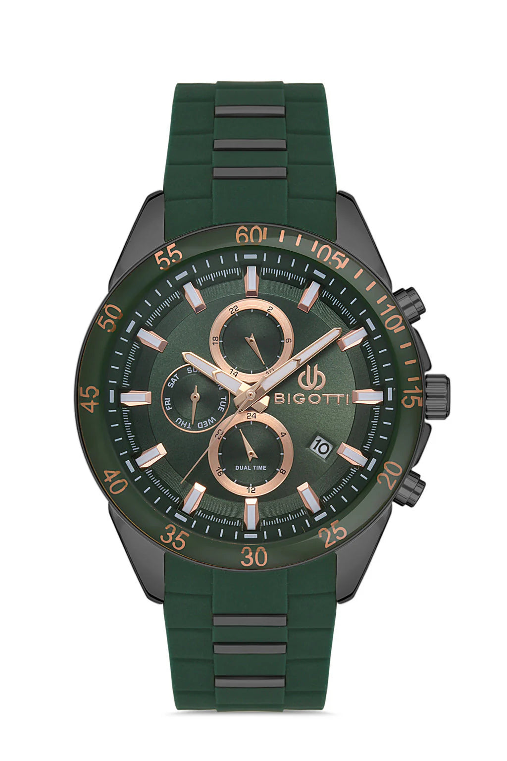 Bigotti Milano Mens Silicon Strap Watch - BG.1.10399-4