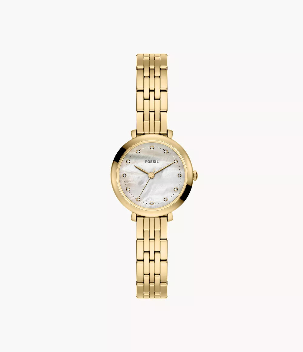 Fossil Jacqueline Gold-Tone Stainless Steel Ladies Watch - ES5501