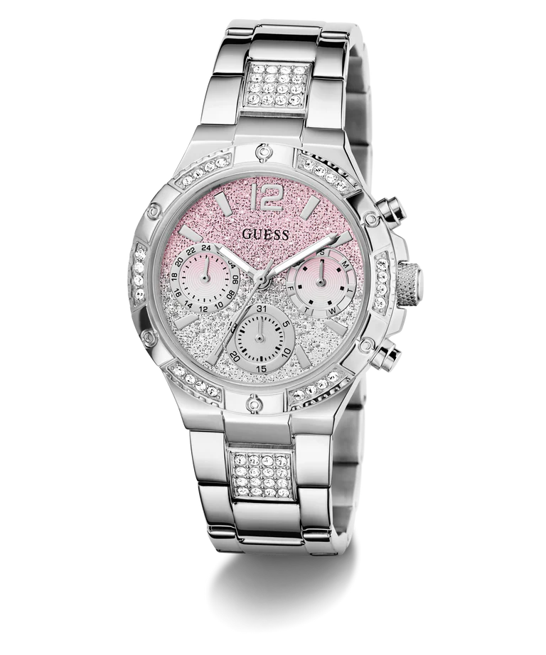 GUESS Ladies Silver Tone Multi-function Watch GW0950L1