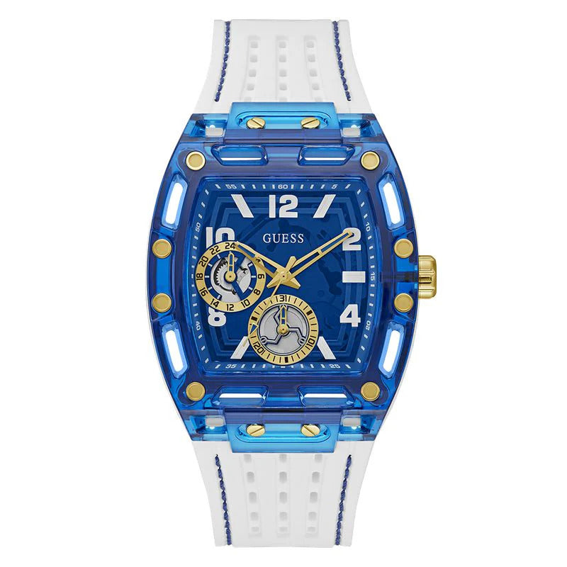 GUESS Mens Black blue Multi-function Watch - GW0499G6