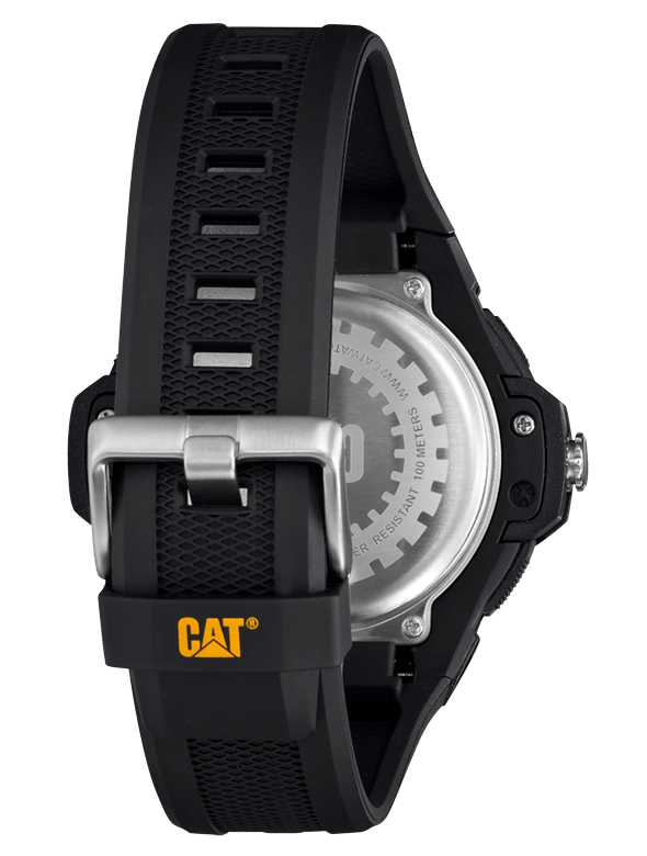 Catterpillar Ana-Digit Black Yellow Gents Watch - MA.165.21.731