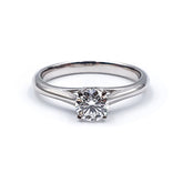 9ct White Gold Ladies 0,50ct Moissanite Solitaire Engagement Ring The_Diamond_box_South_Africa