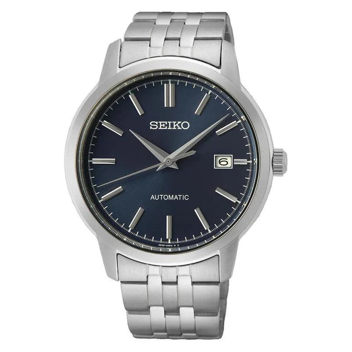 Seiko Gents Dress Metal Blue Dial Automatic Watch - SRPH87K1