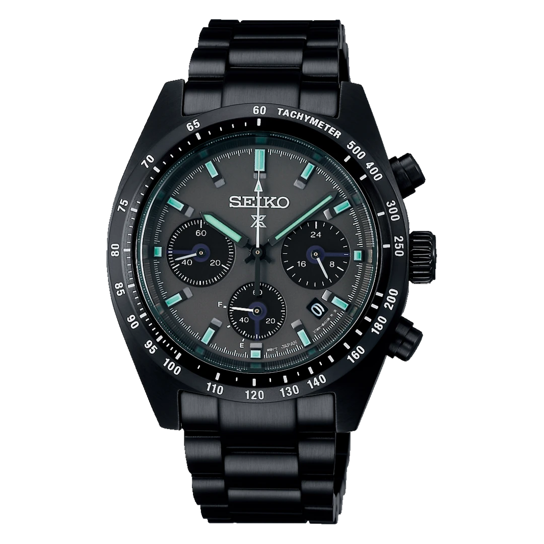 Seiko Prospex Black Series Night Speedtimer Solar Chronograph Watch - SSC917P1