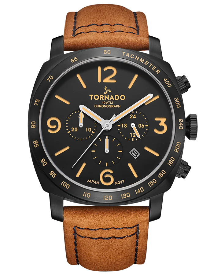 Tornado VINTAGE CLASSIC Chronograph Watch - T9102-BLEB