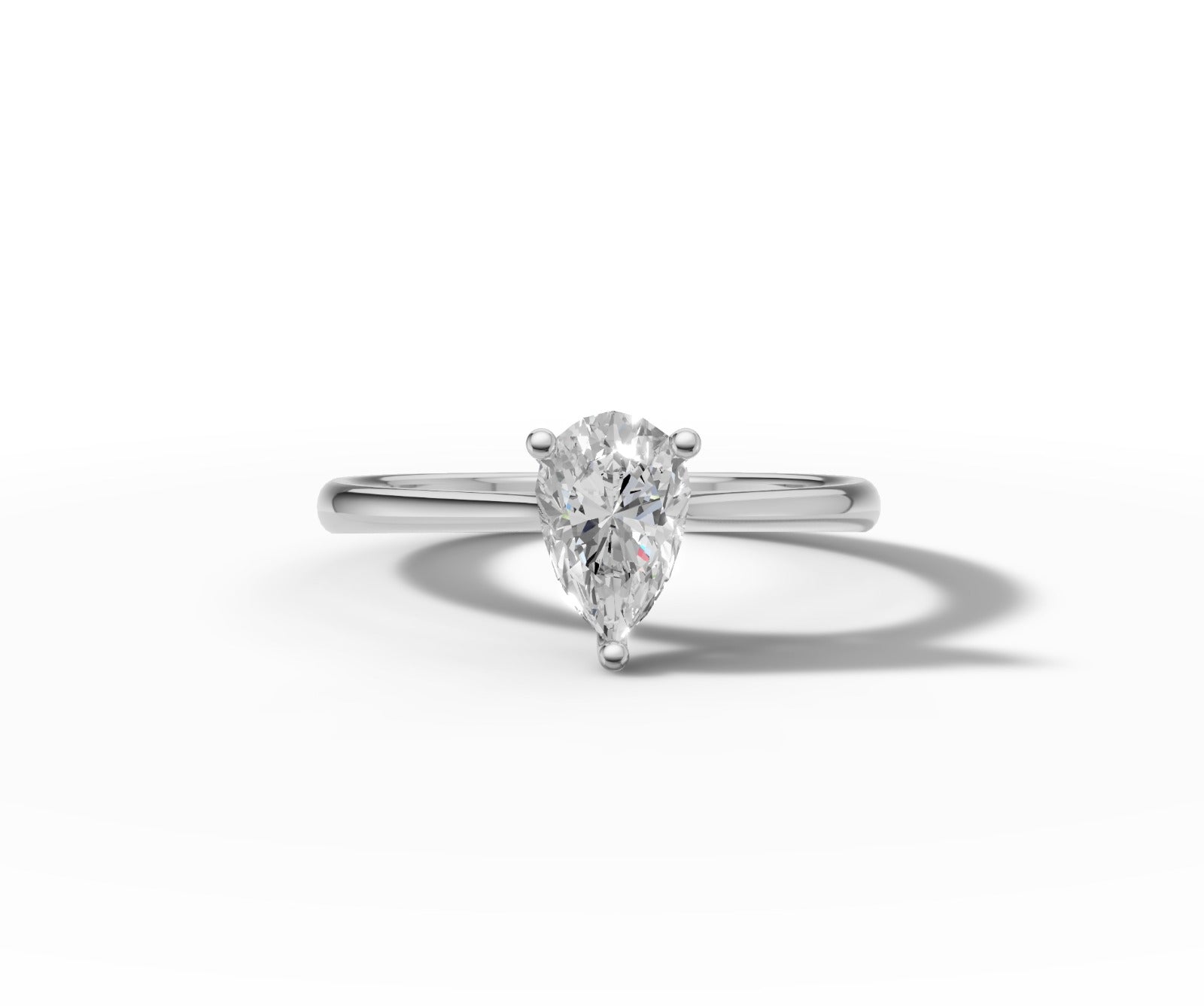 9ct Gold 1ct Pear Cut Lab-Grown Diamond Engagement Ring