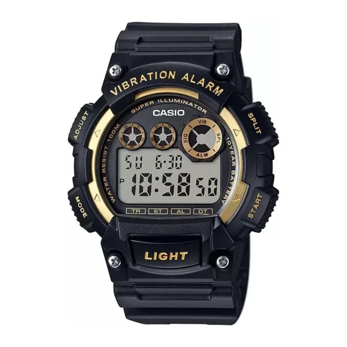 CASIO Standard Vibration Alarm Digital Resin Men's Watch - W735H-1A2VDF