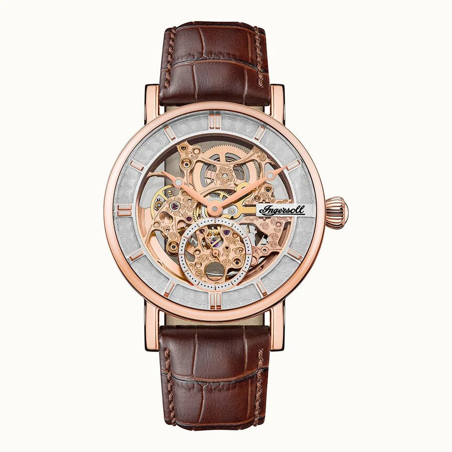 INGERSOLL THE HERALD SKELETON AUTOMATIC - I00401B