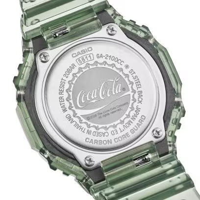 Cassio G -shock Coca-Cola® collaboration model - GA-2100CC-3A