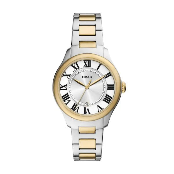 Fossil Women's Gilmore Three-Hand Date, Two-Tone Stainless Steel Watch - ES5396