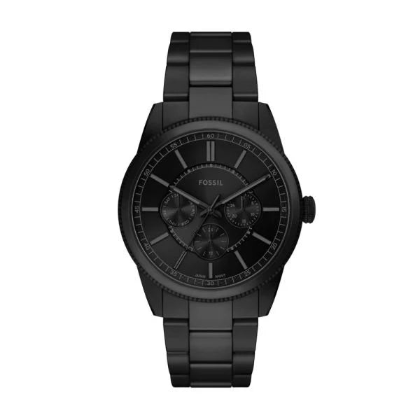 Fossil Men's Pearson Multifunction Black Stainless Steel Watch - FS6135