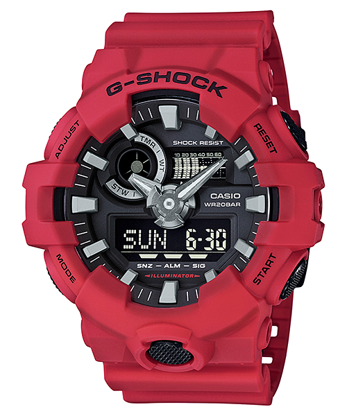 Casio G-Shock Mens 200m Standard Watch - GA-700-4ADR