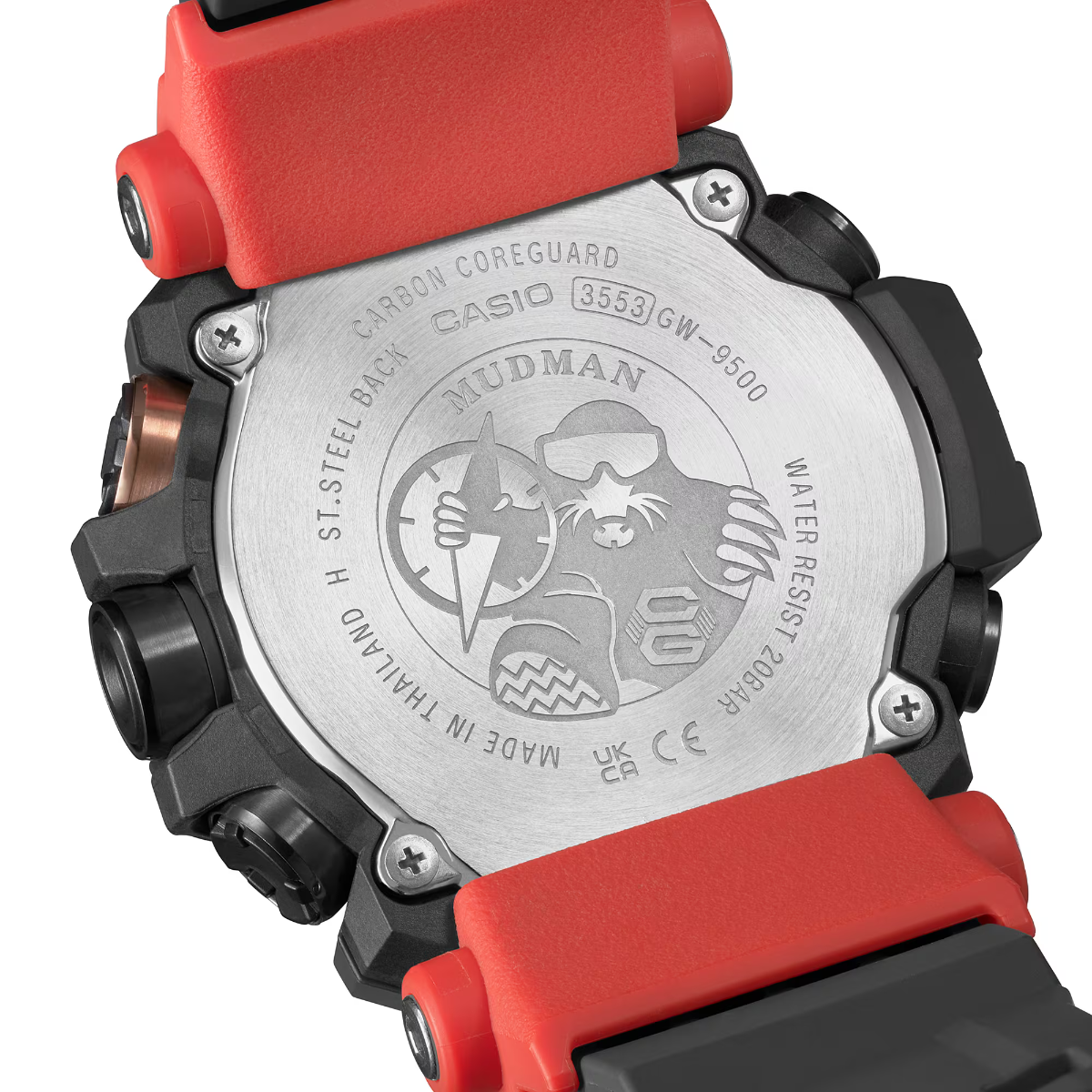 Casio G-Shock Mens 200m Mudman Triple Sensor Solar - GW-9500-1A4DR Watch