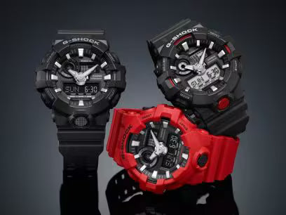 Casio G-Shock Mens 200m Standard Watch - GA-700-4ADR