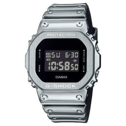 CASIO G-SHOCK GM-5600SCM　デジタル　クォーツ　ステンレス Casio G-Shock Mens 200m G-Steel - GM-5600YM-8DR Watch