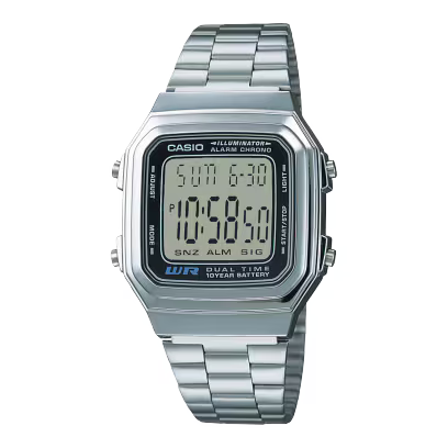 Casio Retro Vintage Digital Watch - A178WA-1AUDF