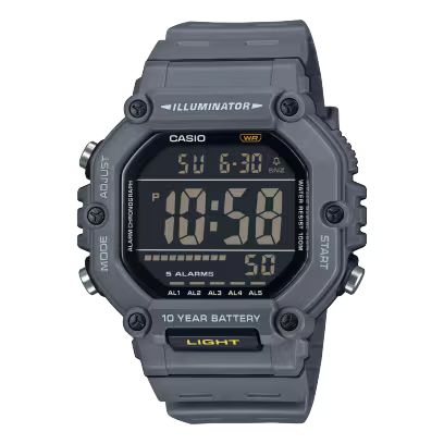 CASIO DIGITAL MENS WATCH - AE-1600H-8BVDF
