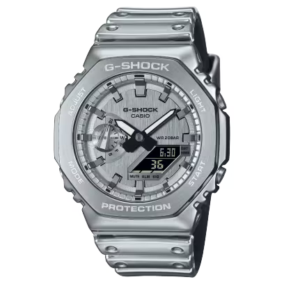 Casio G-SHOCK ANADIGI SLV DIAL S GM-2100YM-8ADR Watch