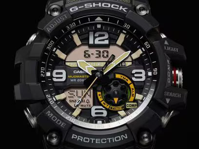 Casio G-Shock Mens 200m Twin Sensor Mudmaster - GG-1000-1A3DR Watch