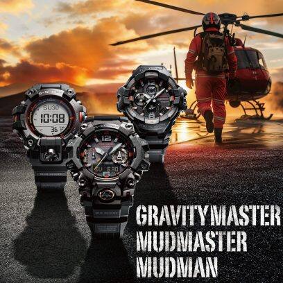 Casio G-Shock Mens 200m Bluetooth Solar Gravitymaster Watch - GR-B300EC-1ADR