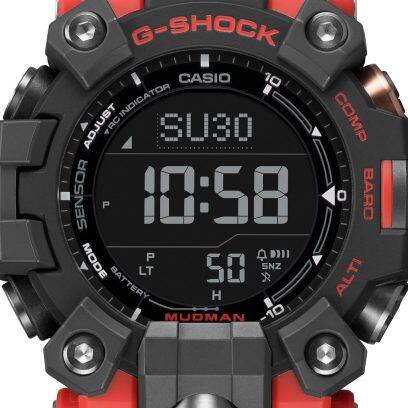 Casio G-Shock Mens 200m Mudman Triple Sensor Solar - GW-9500-1A4DR Watch