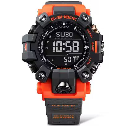 Casio G-Shock Mens 200m Mudman Triple Sensor Solar - GW-9500-1A4DR Watch