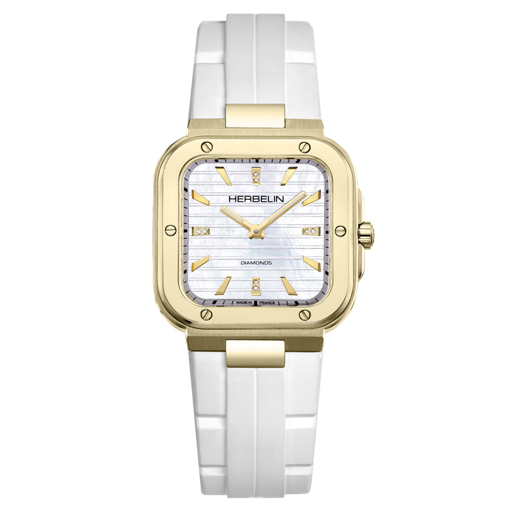 Herbelin Cap Camarat Mother-of-Pearl Dial Diamond Women’s Watch - 17546P1N89CW