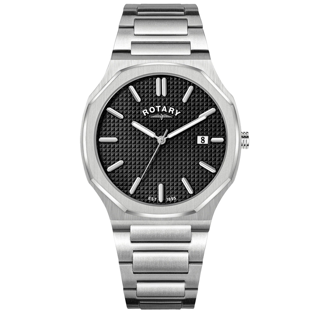 Rotary Heritage Men's Watch Black - RGB10019/04
