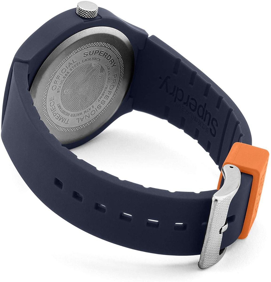 Superdry Army Mens Watch With Blue Silicone Strap - SYG254U