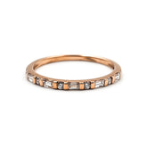 9ct Rose Gold Ladies Diamond Wedding Band The_Diamond_box_South_Africa
