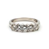 18ct White Gold Ladies 1,00ct Diamond Band The_Diamond_box_South_Africa