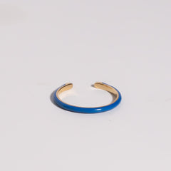 Blue ring Gold  band