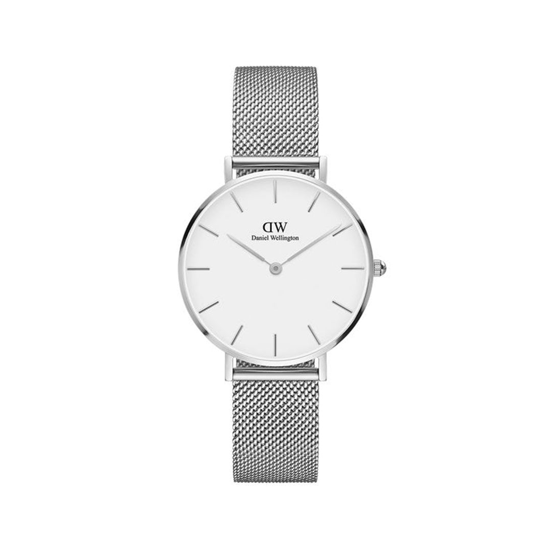 Daniel Wellington Petite Sterling Watch (Silver & White) 32mm - DW00100164