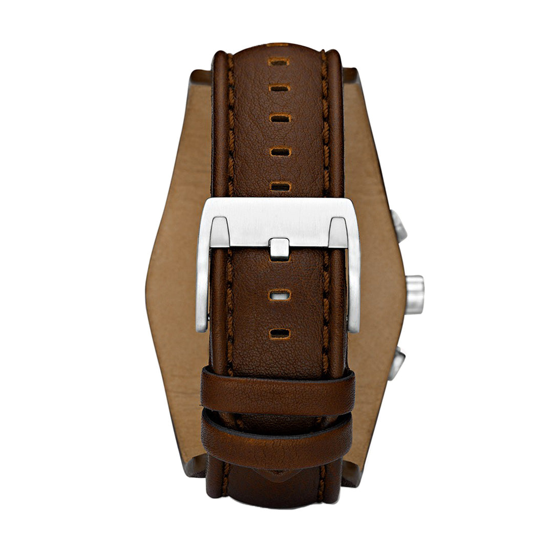 Fossil Coachman Chronograph Brown Leather Watch - CH2565