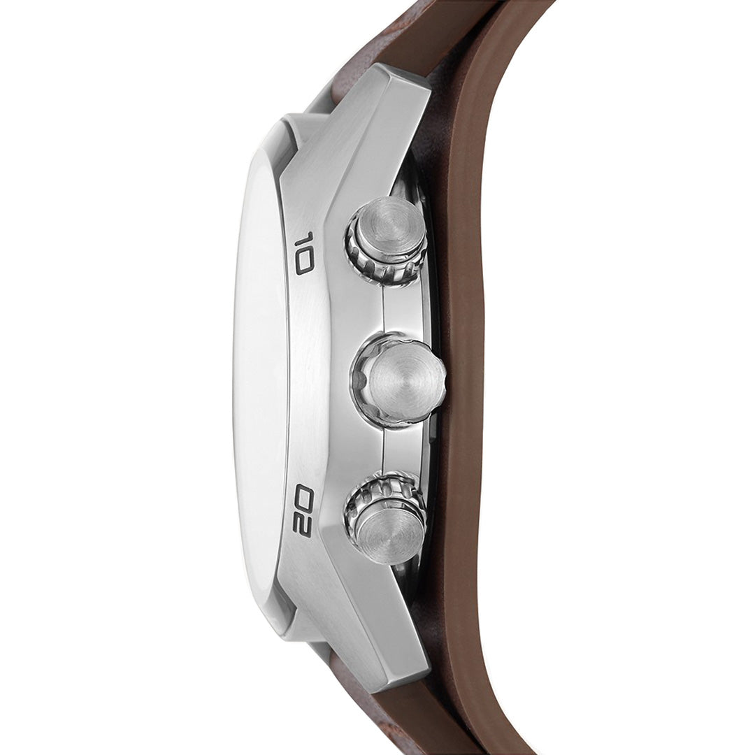 Fossil Coachman Chronograph Brown Leather Watch - CH2565