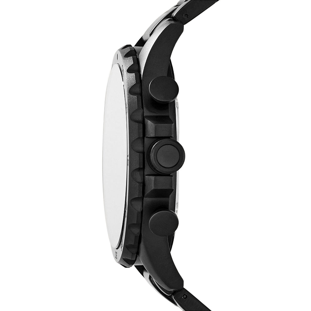 Fossil Nate Chronograph Black Stainless Steel Watch - JR1401