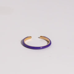 Purple ring Gold  band  11- 0002