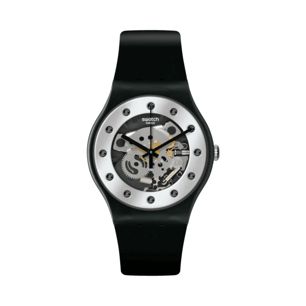 Swatch Silver Glam Unisex Watch - S029B109