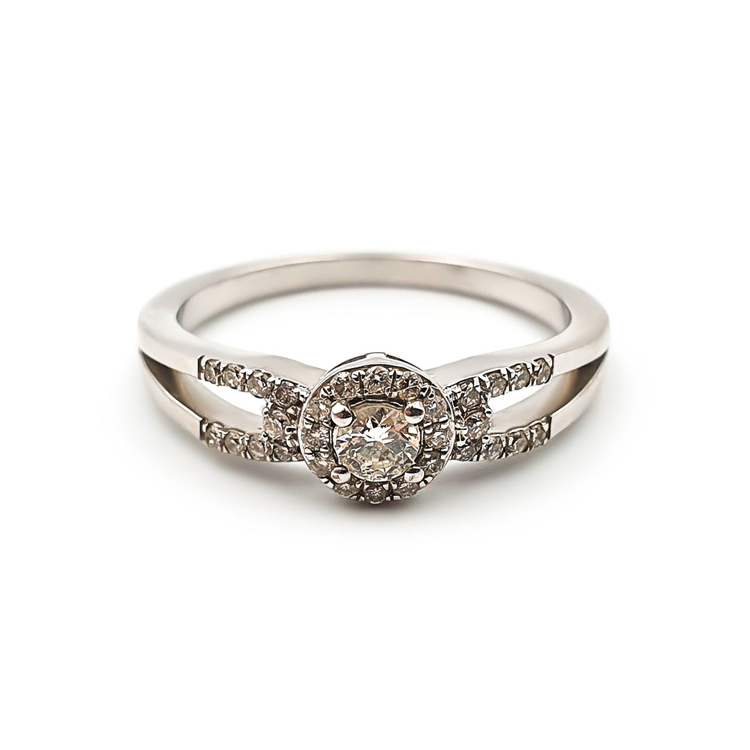 9ct White Gold Ladies Diamond Engagement Ring The_Diamond_box_South_Africa
