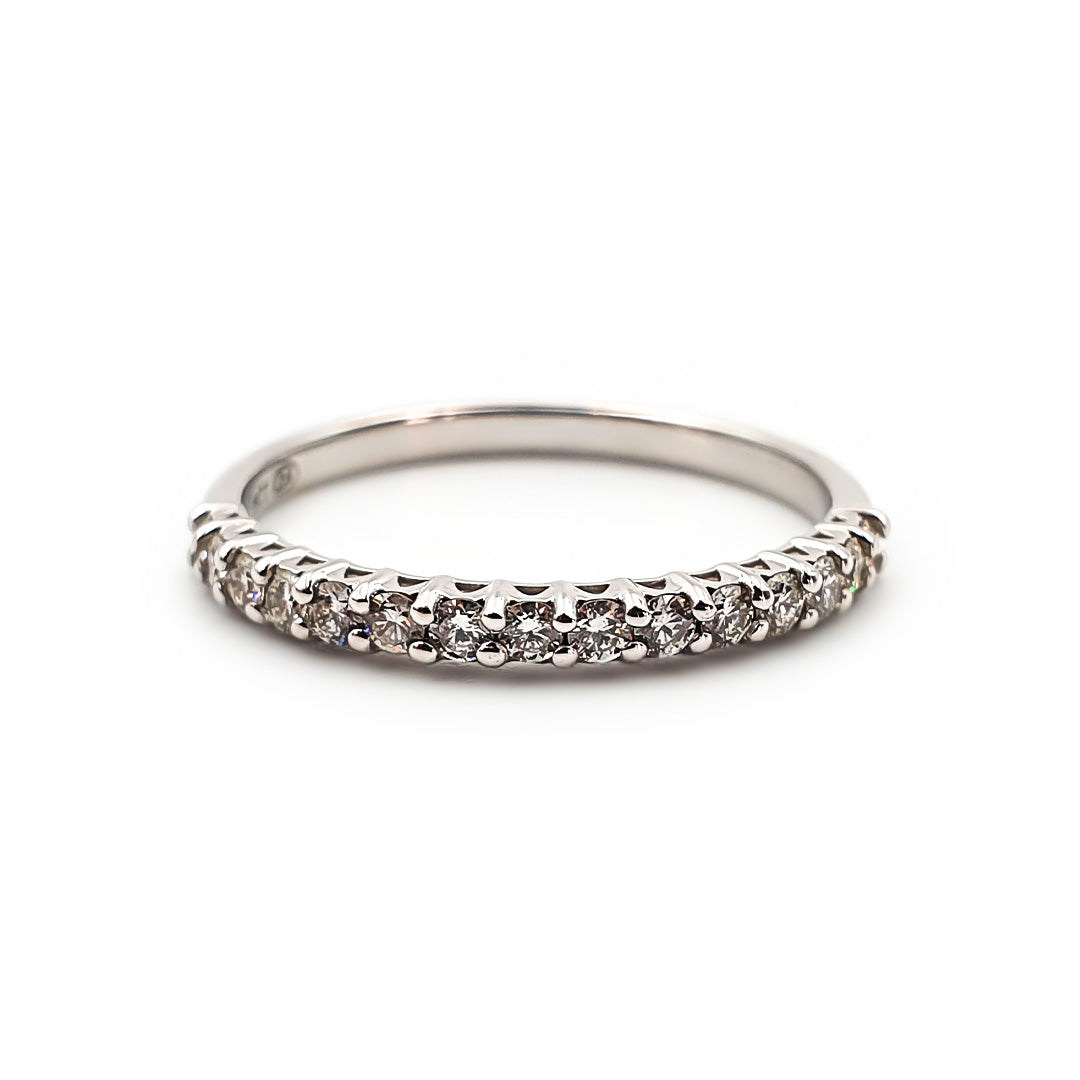 White Gold Ladies Shared Prong Diamond Band | 0.30ct The_Diamond_box_South_Africa