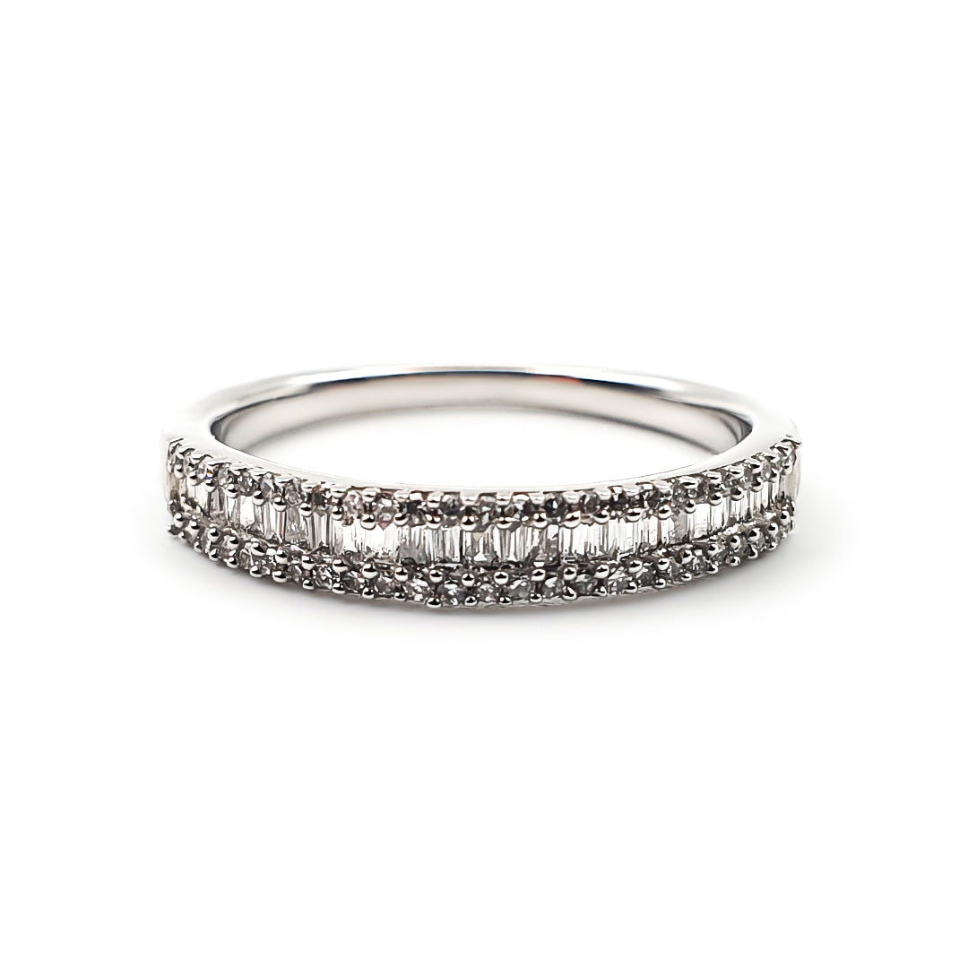 9ct White Gold Ladies Diamond Band The_Diamond_box_South_Africa
