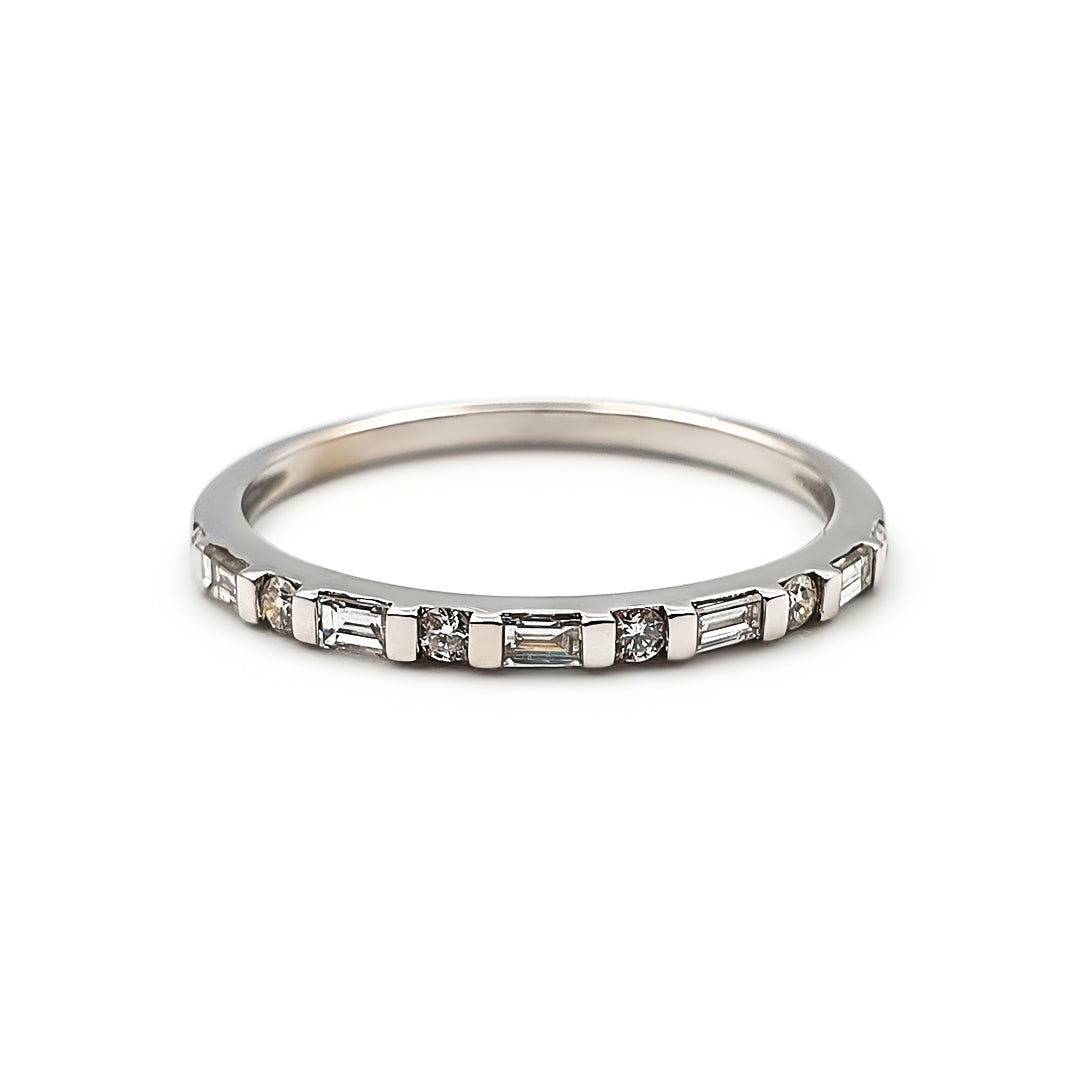 9ct White Gold Ladies Diamond Band The_Diamond_box_South_Africa