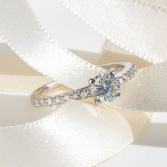 9ct White Gold Ladies Diamond Solitaire Engagement Ring The_Diamond_box_South_Africa