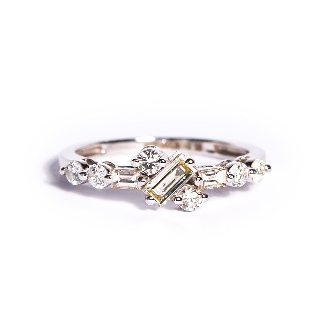 9ct White Gold Ladies Diamond Band The_Diamond_box_South_Africa