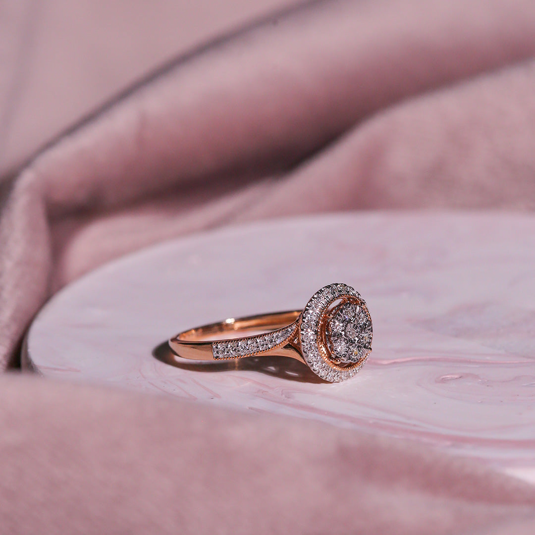 Rose Gold Ladies Marriage Ring Sale On Antique Vintage Design