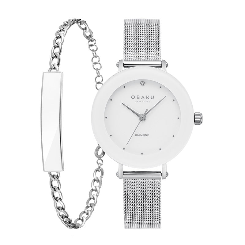 Obaku Lilje Steel – Ladies Watch -  V299LXCWMC-EJBCW