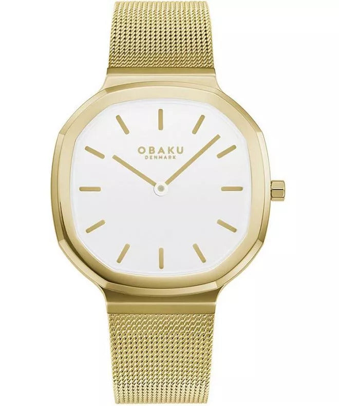 Obaku Oktant Lille Gold Watch - V253LXGWMG
